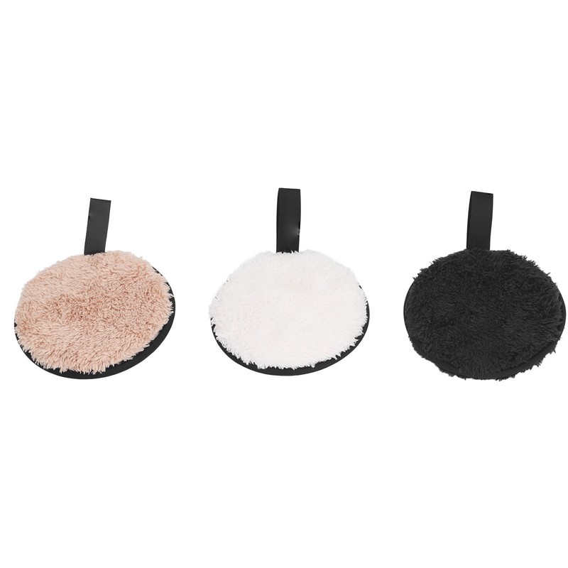 Makeup Remover Puff 3 Colors Purifies Skin Pore Cleansing Exfoliation