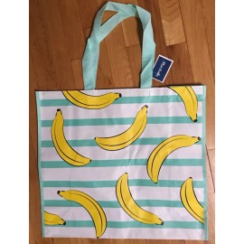 Marshalls BANANAS 🍌~LARGE Shopping Tote Bag~Reusable EcoFriendly NWT