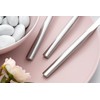 Grunwerg Contemporary Collection Chopstick Teaspoons TESCHP, 18/0 Stainless Steel, Set