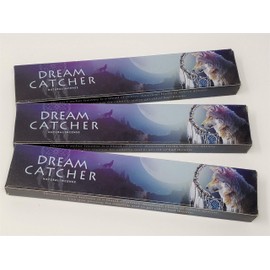3 X Dream Catcher New Moon Incense Sticks with Free Souvenir Badge by Sterling Effectz