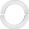 Lightklip Downlight Surround Repair Bezel Pack for 5 Lights - DIY Solution to the Problem of Damaged Plaster Around Recessed Lighting. No Experience, No Electrician, No Decorator, No Tools.