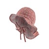 Sterntaler Sun Hat Leaves with Neck Protection and Tie Strap