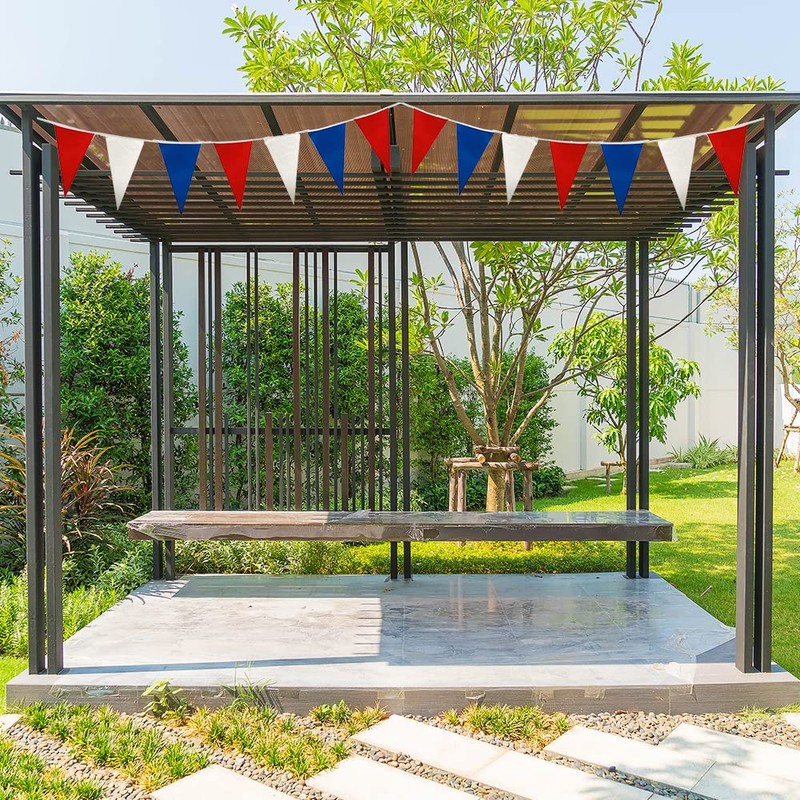 1ABOVE 10M Red White and Blue Bunting Garland Union Jack