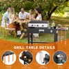 ADREAK Outdoor Grill Cart, Portable Grill Table for Blackstone Griddle,
