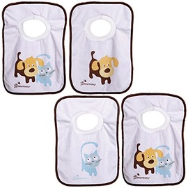 Dreambaby Terry Cloth Pullover Baby Bibs - Model L539 - Super Absorbent for Feeding and Drooling Toddlers - Pets
