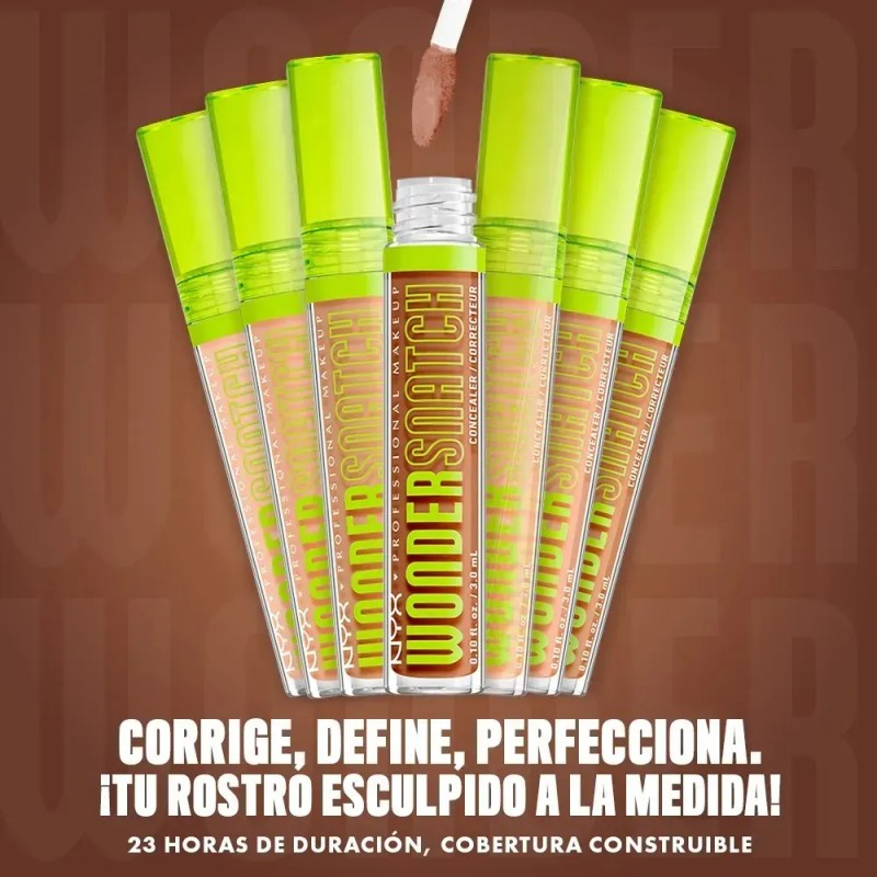 NYX PMU Wonder Snatch, Corrector Líquido para Rostro, 3 ml