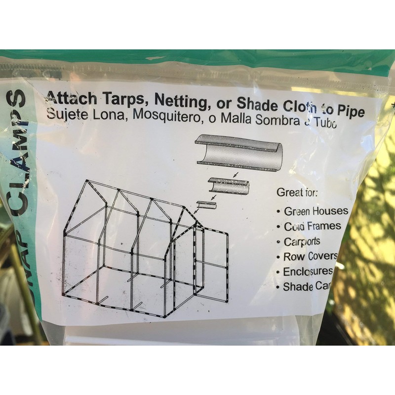 Snap Clamp EZ White 1/2 Inch X 4 Inches Wide