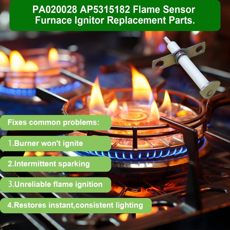 PA020028(4Pcs) Top Burner Spark Ignitor Replacement for Viking Stoves &