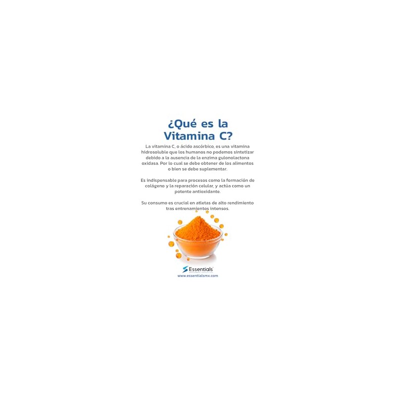 Vitamina C 1 g 80 porciones | Essentials Innovation |