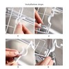 JU YING Sink Organiser Sponge Holder Hanging Stainless Steel Shower