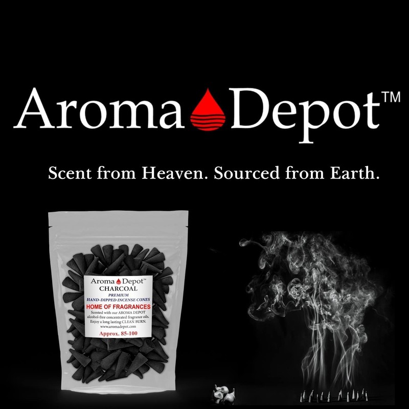 2" Egyptian Musk Backflow Charcoal Incense Cones (10 Pack) –