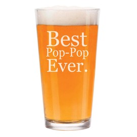 16 oz Beer Pint Glass Best Pop-Pop Ever
