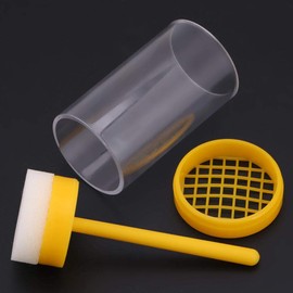 Queen Bee Marker Bottle, 1pc Queen Bee Marking Cage & Soft Plunger