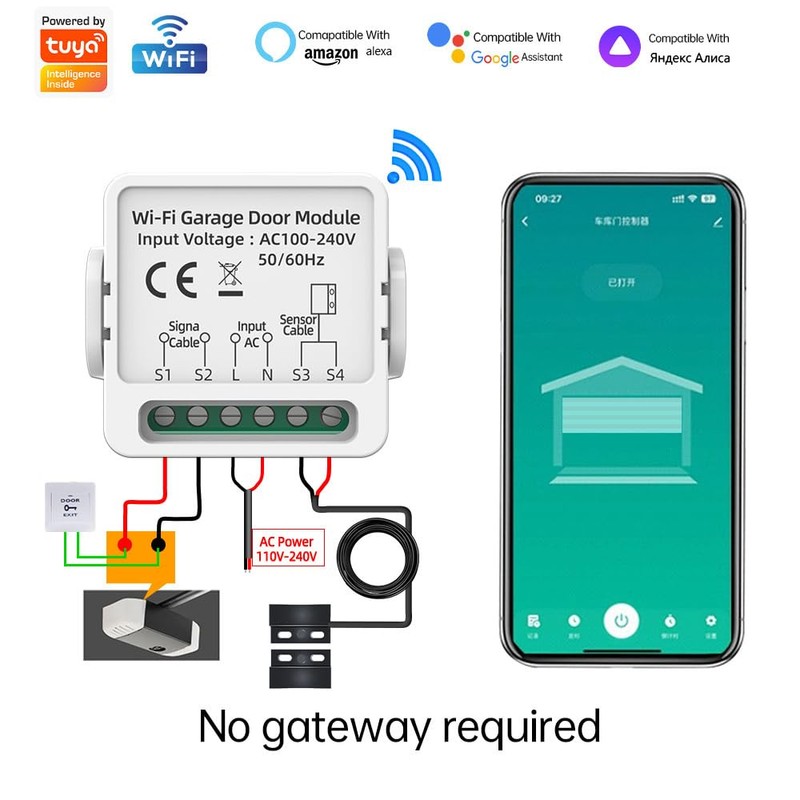 Mengshen Smart Relay WiFi Switch 3 Channel Home Smart Automation