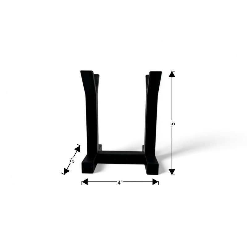 Deer Shed Antler Display Stand with Black Base, Decorative Trophy