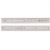 6 in Machinist Ruler Scale 5R 10ths 1/100 1/32 1/64