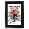HWC Trading Drunken Master A3 Gerahmte Signiert Gedruckt Autogramme Bild