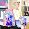 gxtvo 3PCS Koala Backpack for Girls, 16" Kids Bookbag with