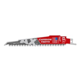 6 Inch 5 TPI with Carbide Teeth The AX SAWZALL Blade (1 Pack)