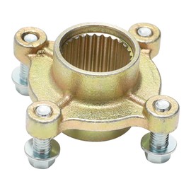 REBEKAMODS Rear Wheel Rim Hub, 4-Bolt Flange, 28T Go Kart Accessories for Mini Bull Sand Buggy ATV UTV Quad Buggy 4-Wheeler Go Kart Golf Cart