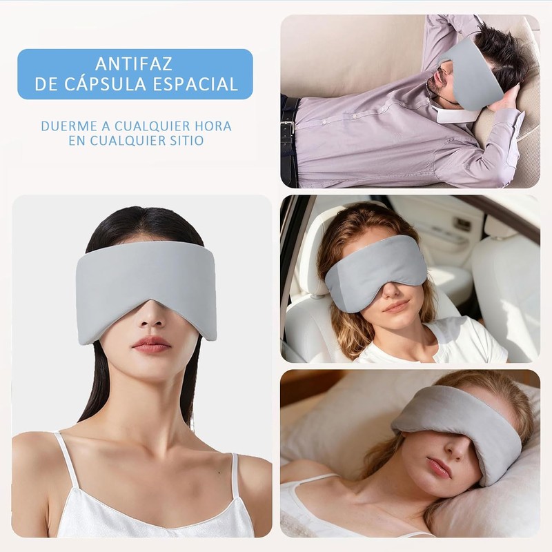 Lumbor37 Antifaz para Dormir, Antifaz de Ojos de Seda, Disponible