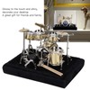 Gugxiom Mini Drum Set With Display Box and Base, Metal