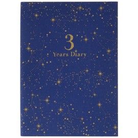 ARTEMIS Artimis DP3-SE NV B6 Diary, 3 Year Consecutive Use, Constellation, Navy Blue