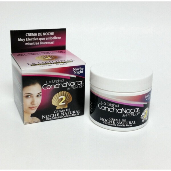 Concha Nacar Cream #2 Night Cream Anti-aging and Anti-wrinkle Moisturizer Perlop
