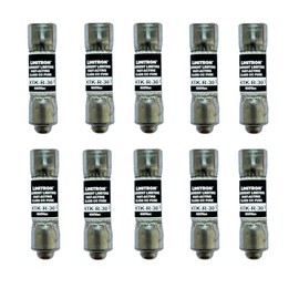 10-Pack New KTK-R-30 KTK-R-30A KTK-R 30A 600Vac Fast Acting Fuse,KTK-R-30A Current Limiting Class CC Rejection Cartridge Fuses