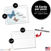 Get Well Soon Cards Bulk Greeting Card Set (Butterflies) 18