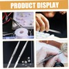 jojofuny Jewelry Making Stainless Steel Tweezers Precision Handcrafting Tool for