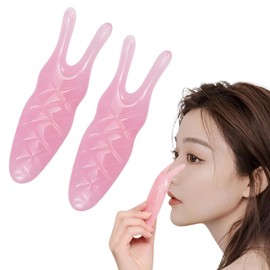 SOYANGNEK Cassa Plate, Snail Cassa, Pack of 2, Natural Resin, Lymphatic Massage, Cassa, Nose, Raising Nose, Nose, Muscle Improvement, Meridian Massage, Arm Massage, Scalp Massage, Decollete, Facial