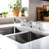 Dreyoo Bathroom Sink Knobs Replacement, Bathtub Faucet Handles with 4