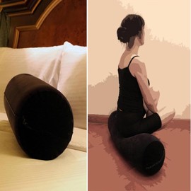 Guozyly Aufblasbares Kissen, Langes zervikales Rollkissen für Erwachsene, Lendenkissen Körperstützkissen, Reduziert den Druck der Taille Kissen Rollkissen Rückenunterstützung Kopfkissen (A)