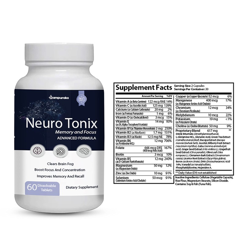 Sampuraka NeuroTonix Support Healthy Memory
