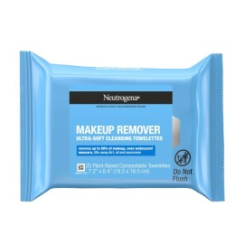 Neutrogena Makeup Remover Wipes Ultra-Soft Cleansing Facial Towelette 25 Ct 2pk