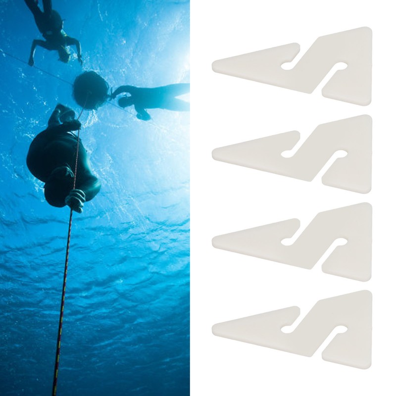 4Pcs Scuba Dive Line Arrow Marker Wreck Cave Dive Triangle