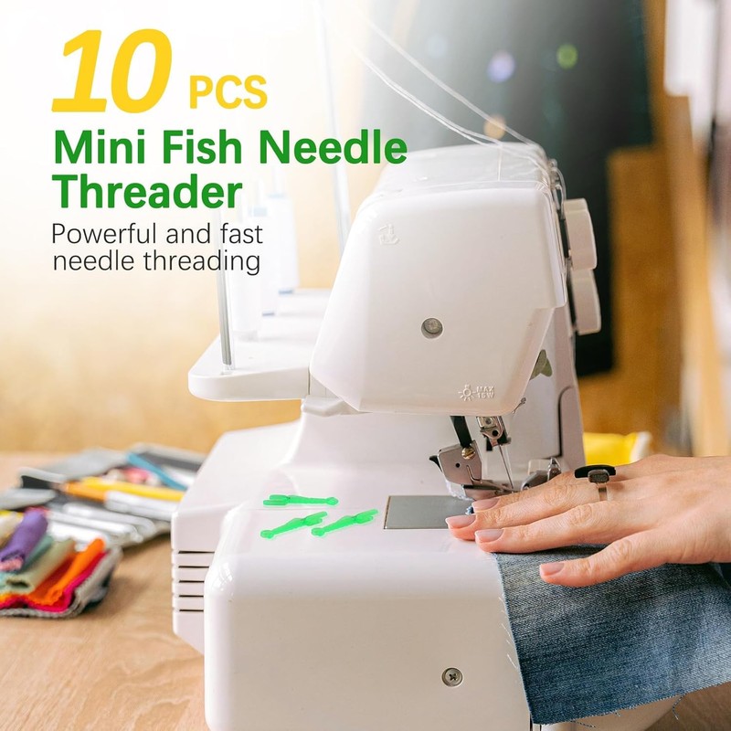 10 Pcs Fish Mouth Automatic Sewing Needle Threader - Easy-to-use