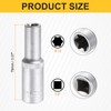 sourcing map 2pcs E-Torx Socket 1/2" Drive E12 External Torx