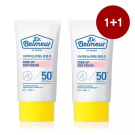 Dr. Belmeur [더블구성] 닥터벨머 UV더마 논코메도 톤업 선크림 50ml Double Formula Dr. Belmeur UV Derma Non-comedogenic Tone-up Sun Cream 50ml [[1+1] Dr. Belmeur UV Derma Non-Comedogenic Tone-Up Sunscreen 50ml]