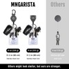 MNGARISTA Heavy Duty Retractable Keychain, Belt Clip Ver. & Carabiner