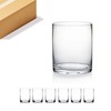WGV Cylinder Vase Bulk, Diameter 5", Height 6", Clear Glass