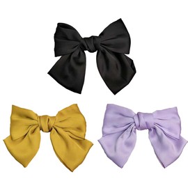 FASELE Hair Clip, Barrette, Bowknot, Adult, Cute, Hair Accessory, Big Ribbon, Simple, Spring Clip, Lolita, Fashionable, Stylish, For School Entrance Weddings, Formals, Commutes