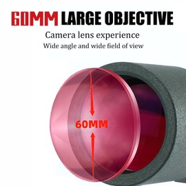 MOCANIO Spotting Scope 25-75X60 ED Scopes for Target Shooting - FMC Spotter Scope with Tripod Carrying Pouch and Quick Cell Phone Holder BAK4 High Resolution for Target Shooting Bird Watching