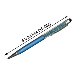 Maydahui 12PCS Crystal Diamond Capacitive Ballpoint Pens Universal Touch Screen Stylus Pen Retractable 2 in 1 Pens Black Ink for School Studens Cell Phone