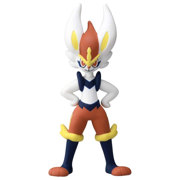 Takara Tomy Pokemon Monster Collection Moncolle MS-35 Cinderace Action Figure