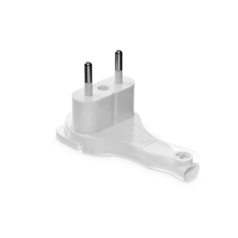 KEL Pack of 10 Ultra Flat Angle Plugs without Earthing,