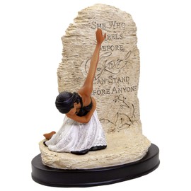 African American Expressions - She Who Kneels Figurine (6.25" x 3" x 7.5") FSWK-01