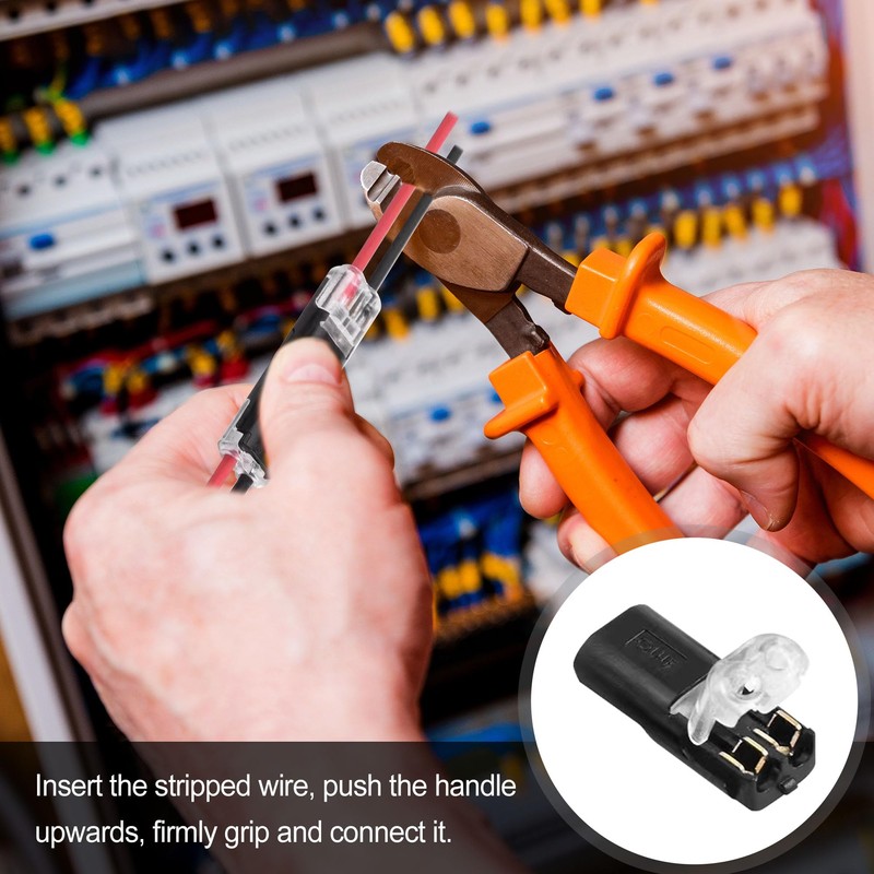 20Pcs Electrical Wire Connectors with Locking Buckle Wire Connectors Push