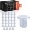 A-Premium 30PCS Nylon Headliner Nut Clip Fastener Compatible with Mitsubishi